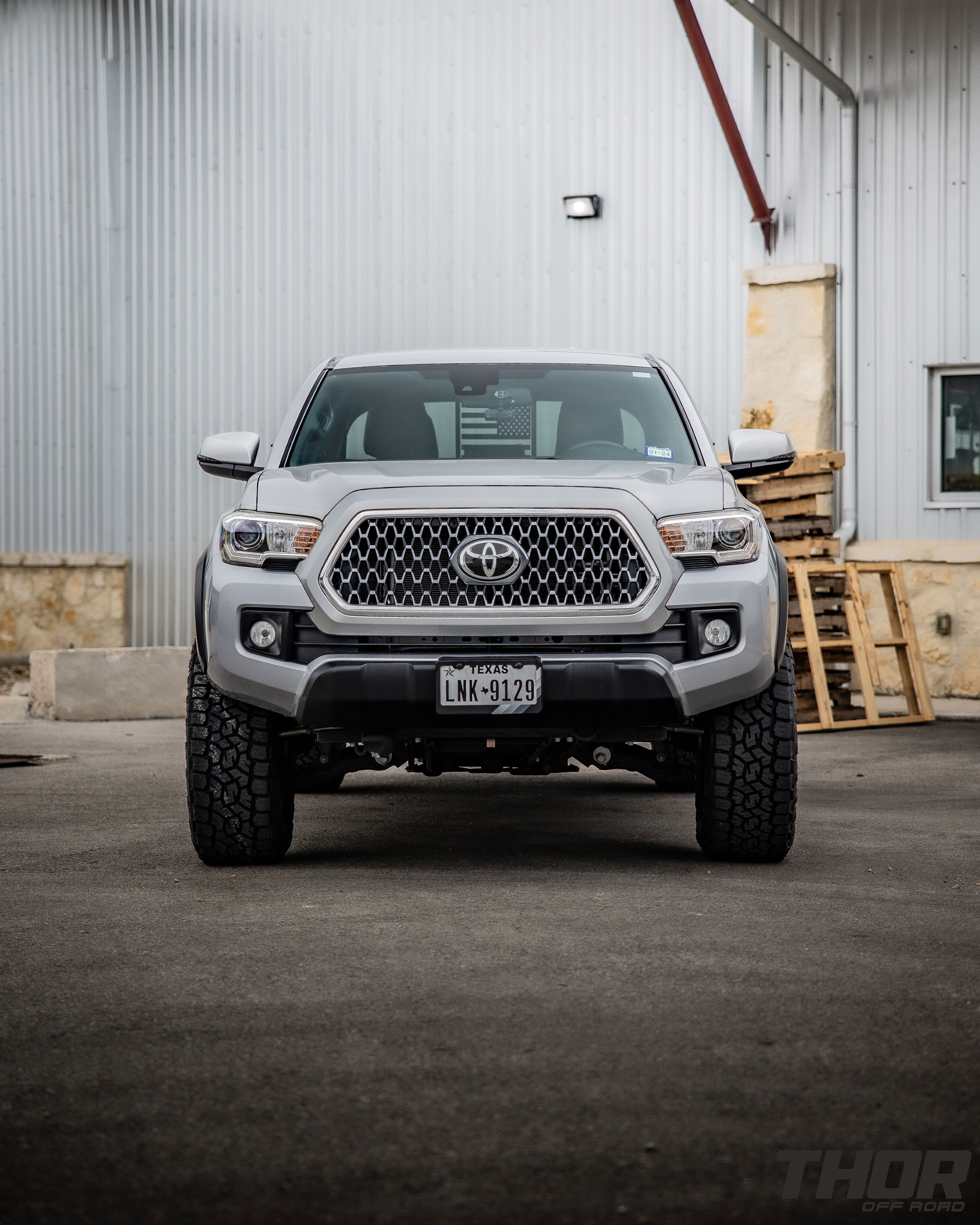 2019 Toyota Tacoma TRD in Silver with 3.5" Icon Dynamics Stage 6 Suspension Kit, Fuel Rebel 18x9" Matte Bronze Wheels, 285/65R18 Toyo Open Country A/T III Tires