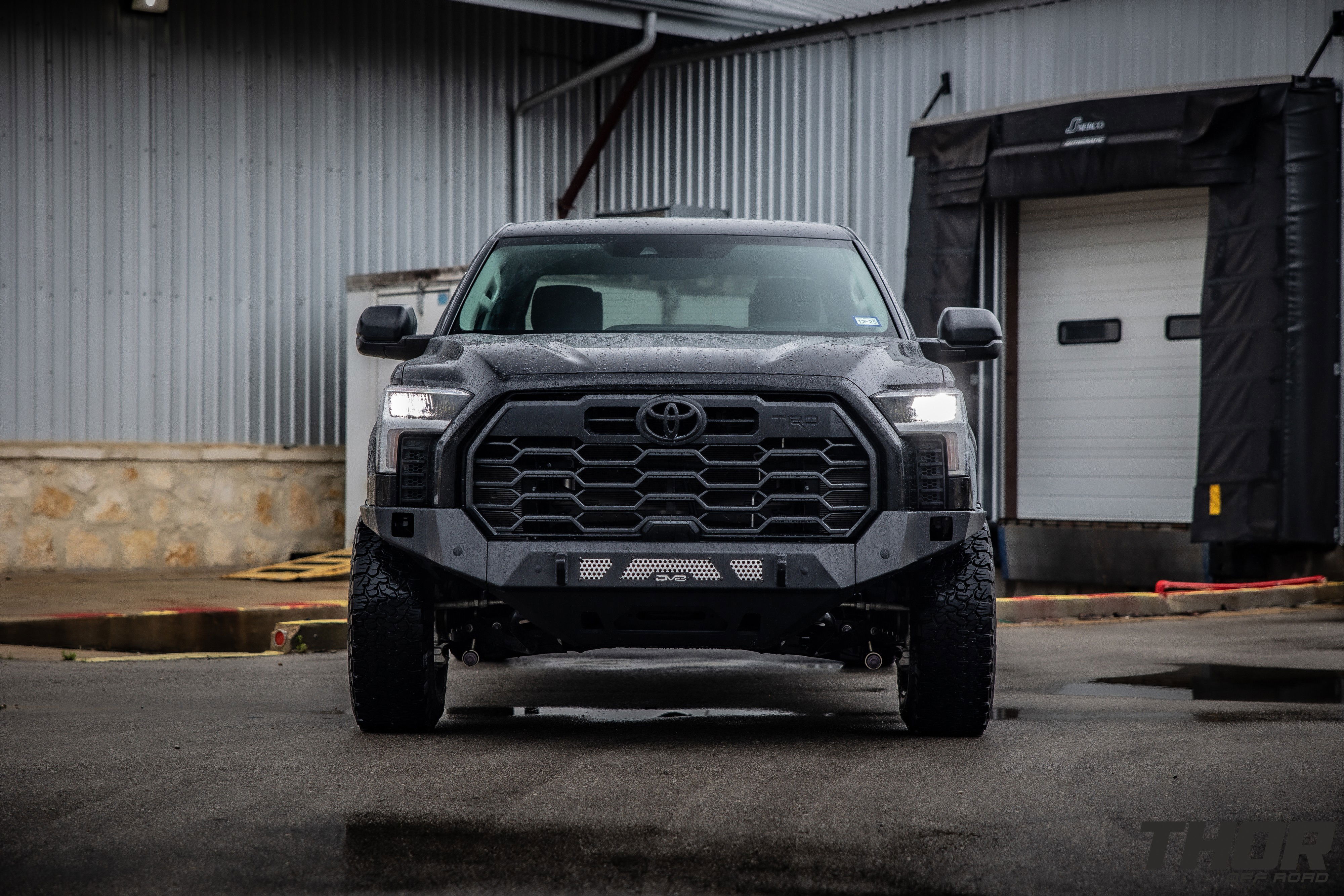 2024 Toyota Tundra SR5 in Black with DV8 Front Bumper