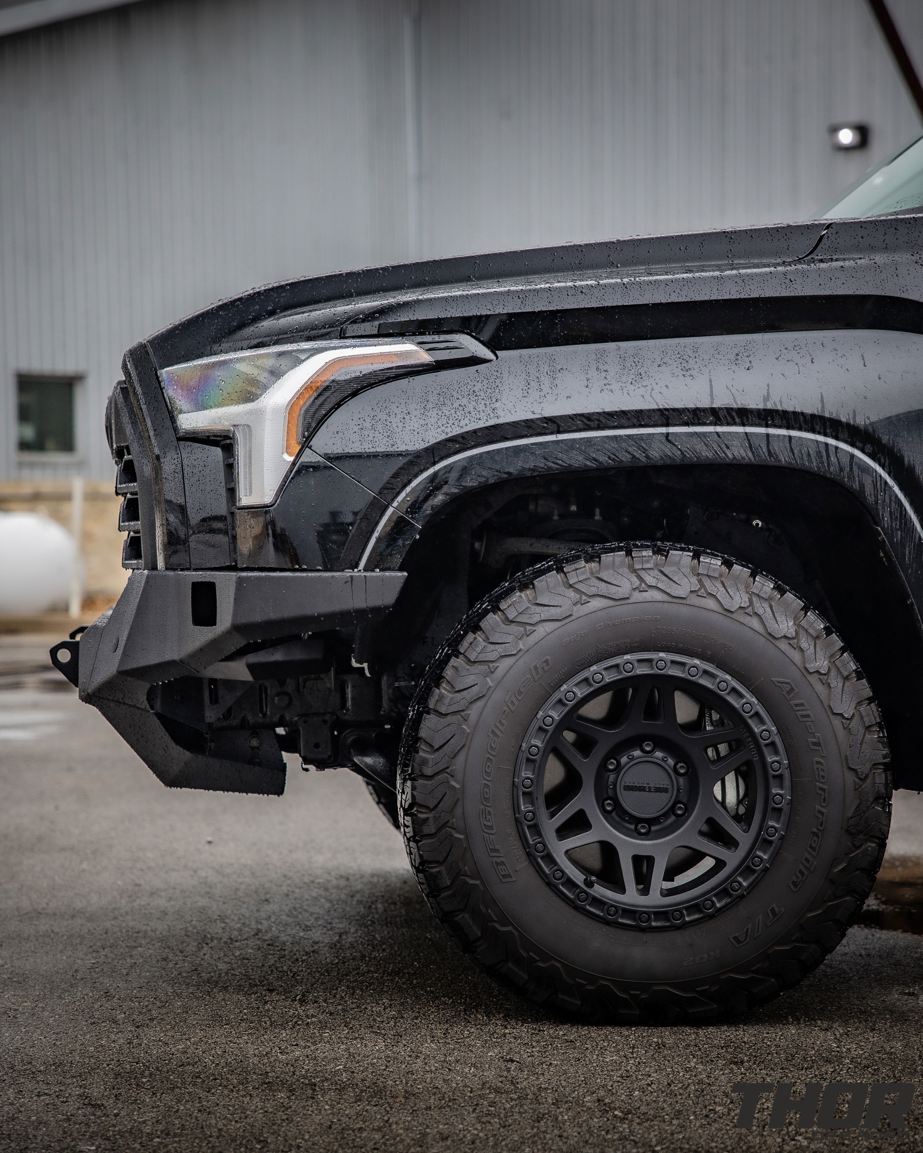 2024 Toyota Tundra SR5 in Black with DV8 Front Bumper