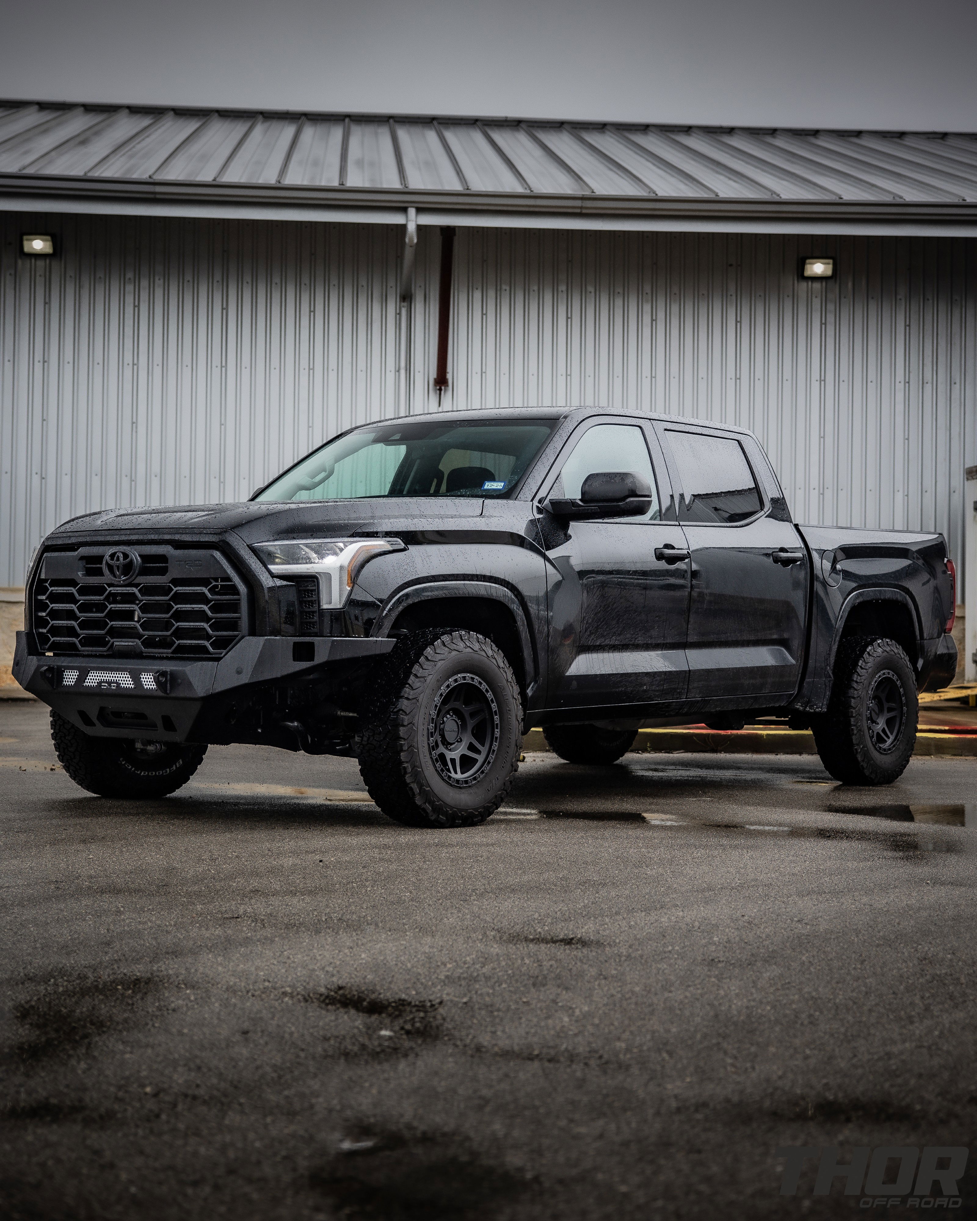 2024 Toyota Tundra SR5 in Black with DV8 Front Bumper