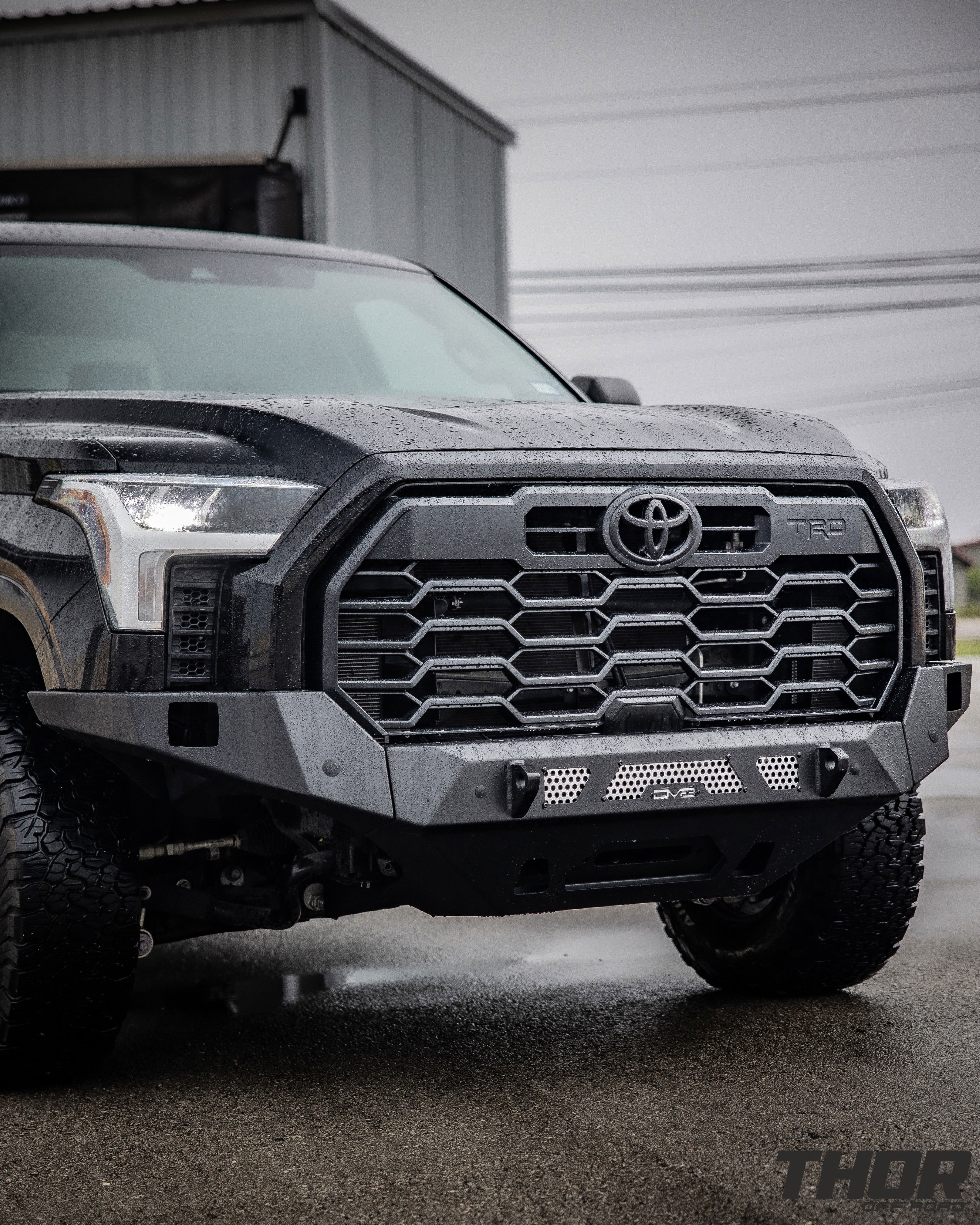 2024 Toyota Tundra SR5 in Black with DV8 Front Bumper