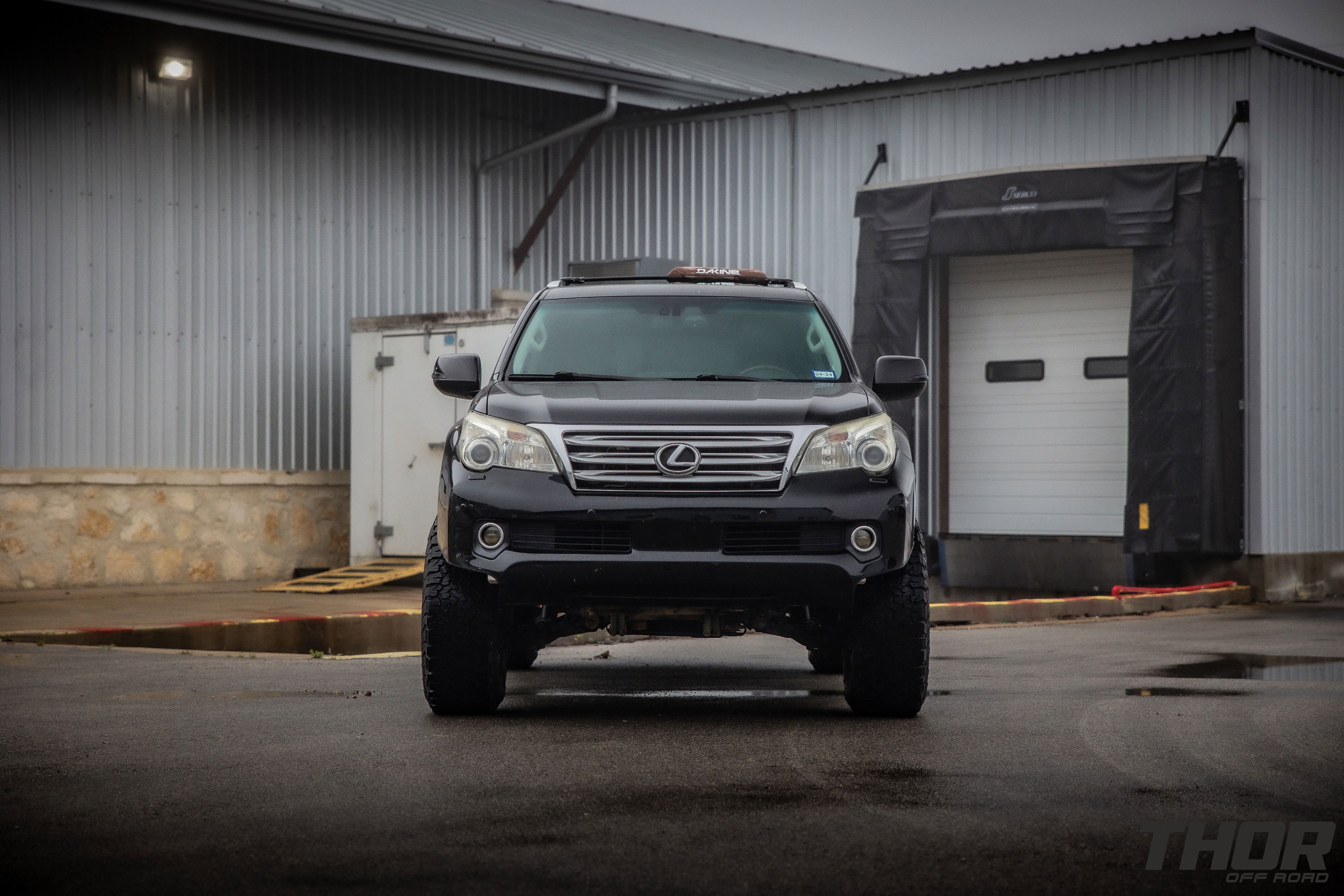 2012 Lexus GX 460 in Black with Bilstein 6112/5160 Lift Kit, Total Chaos Upper Control Arms, Coil Conversion Kit