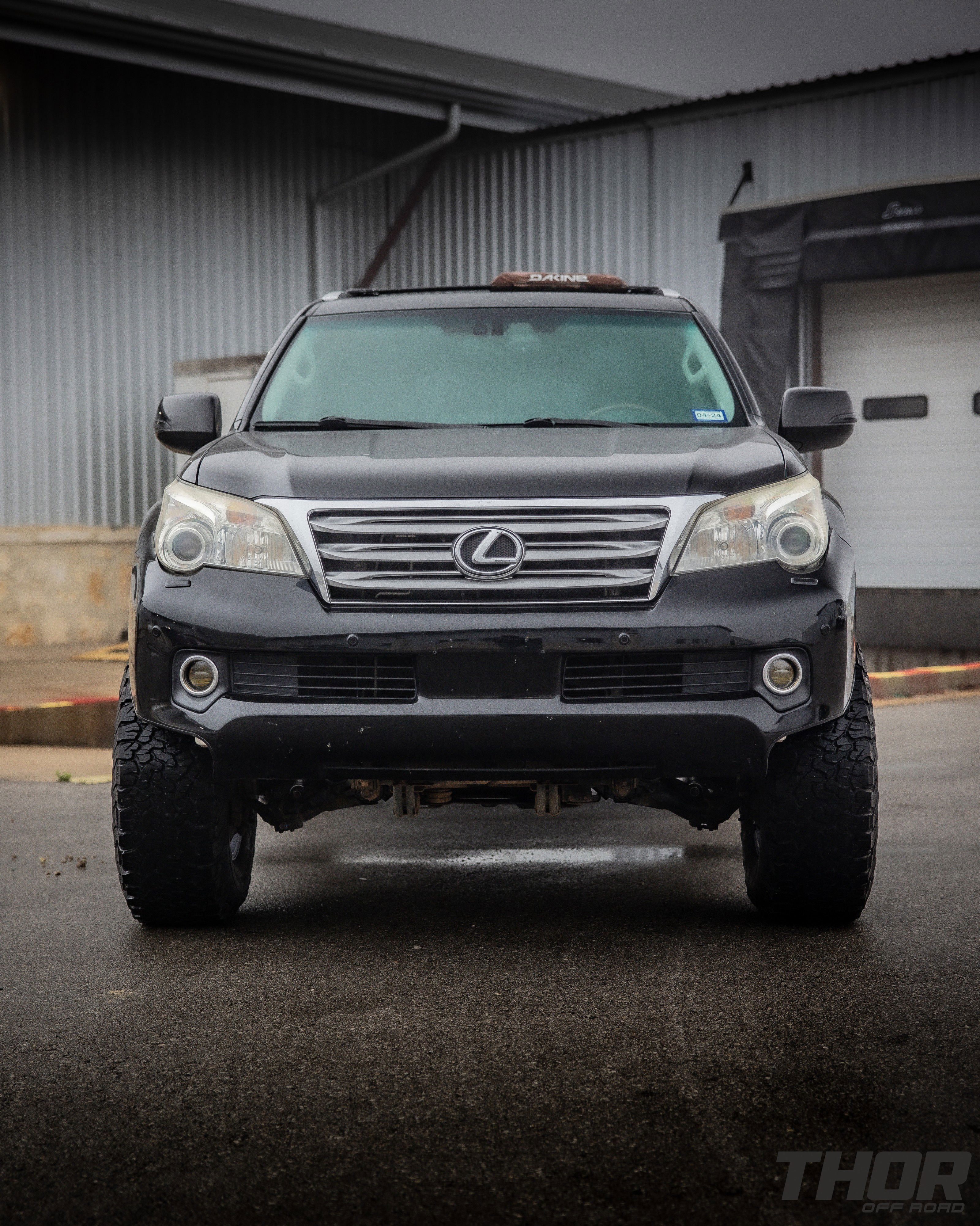 2012 Lexus GX 460 in Black with Bilstein 6112/5160 Lift Kit, Total Chaos Upper Control Arms, Coil Conversion Kit