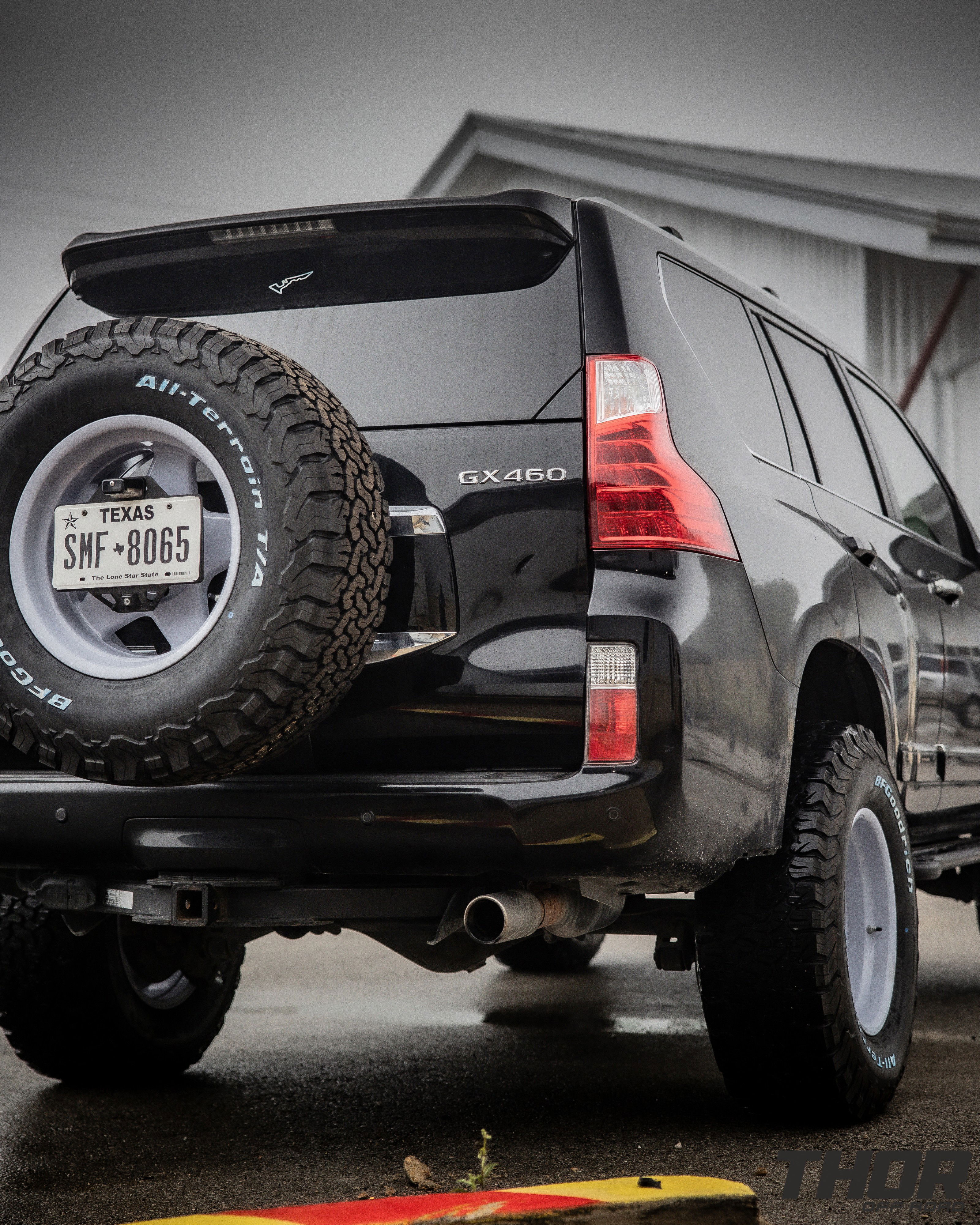 2012 Lexus GX 460 in Black with Bilstein 6112/5160 Lift Kit, Total Chaos Upper Control Arms, Coil Conversion Kit