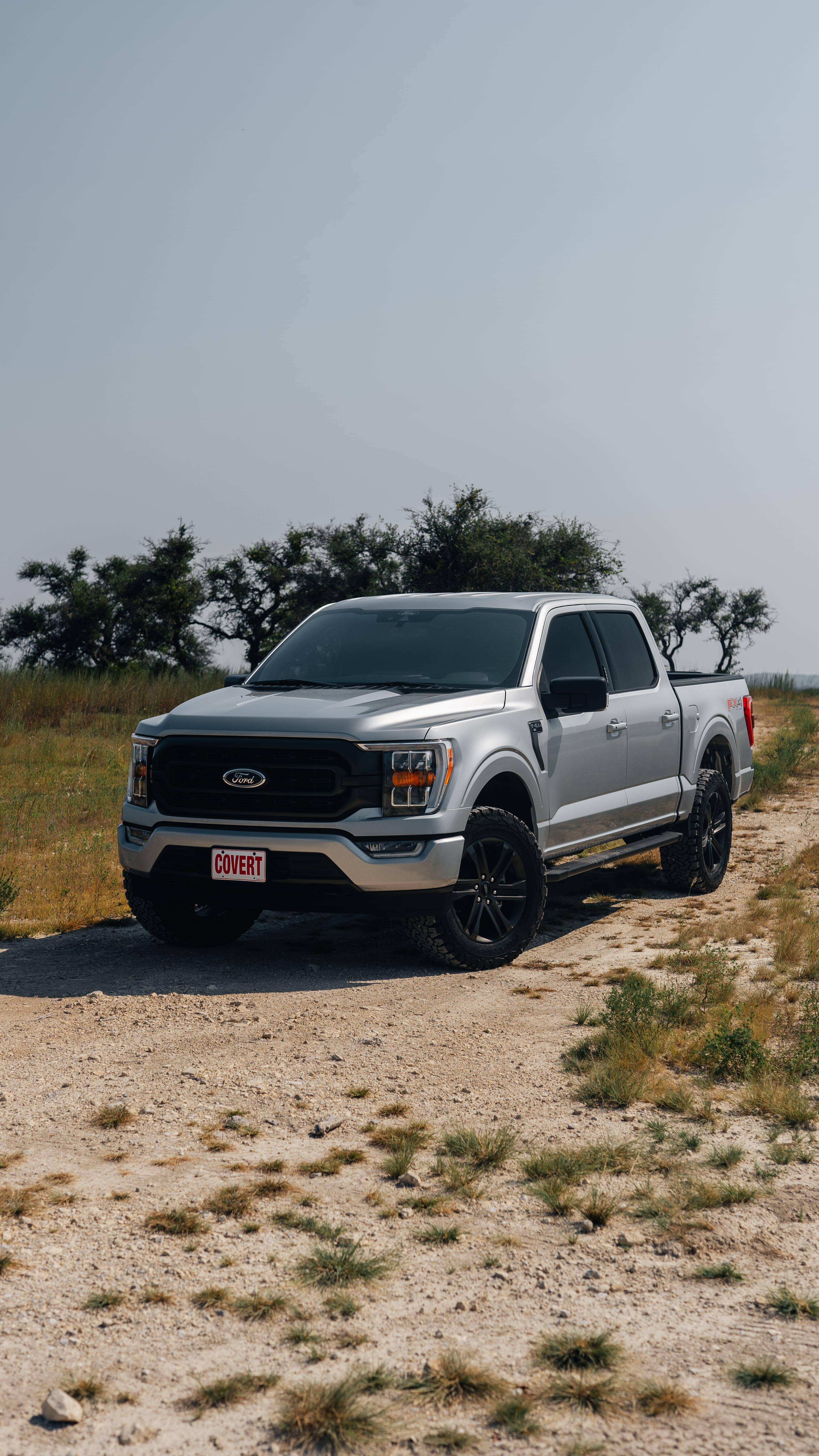 2021 Ford F-150 XLT in Silver with 2" Leveling Kit, BF Goodrich K02 All Terrain Tires